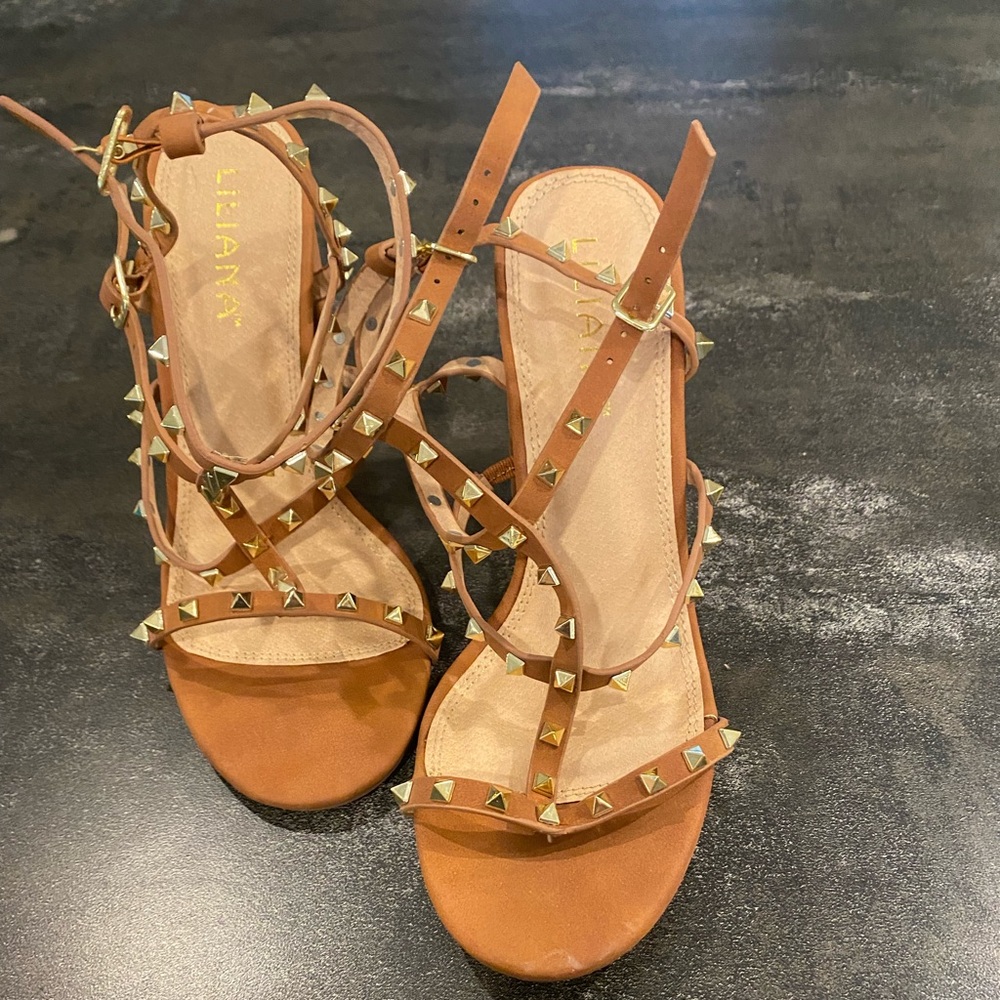 Shoes size 8 studded
